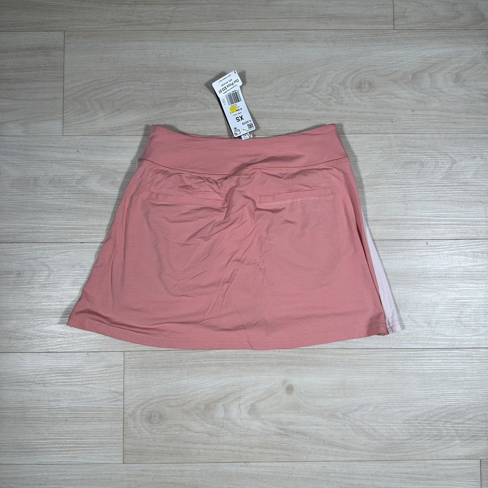 ADIDAS WOMEN'S PINK SKORT SIZE XS GOLF TENNIS PICKLEBALL STRETCH EUC SPRING - Picture 2 of 6